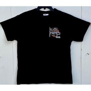 Ford Bronco T Shirt Mens Medium Black Graphic Short Sleeve 1966 Hybrid Apparel